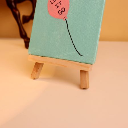 Mini Let It Go Balloon Canvas Painting